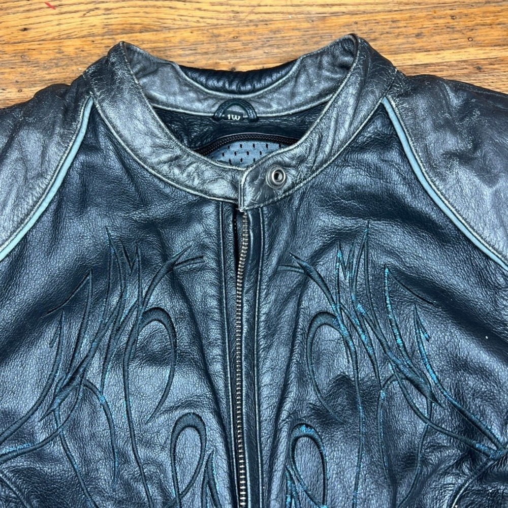 Harley Davidson Leather Jacket - Women's XL - 07 McBling Y2K - Twilight - Picture 3 of 11